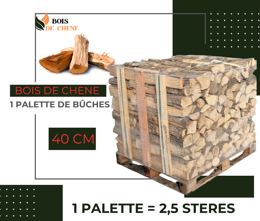 Palette De B Ches Cm Bois De Ch Ne Bois De Chauffage